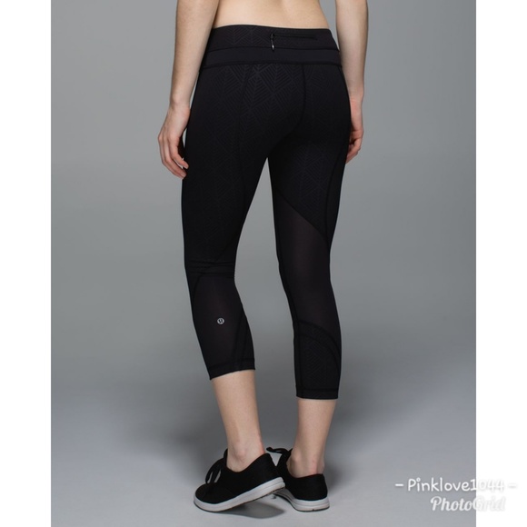 lululemon athletica Pants - Lululemon Run Inspire Crop II Mesh